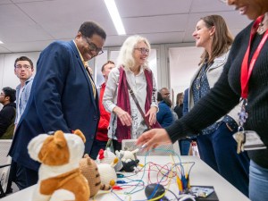 Opening of Video Studios Crowd