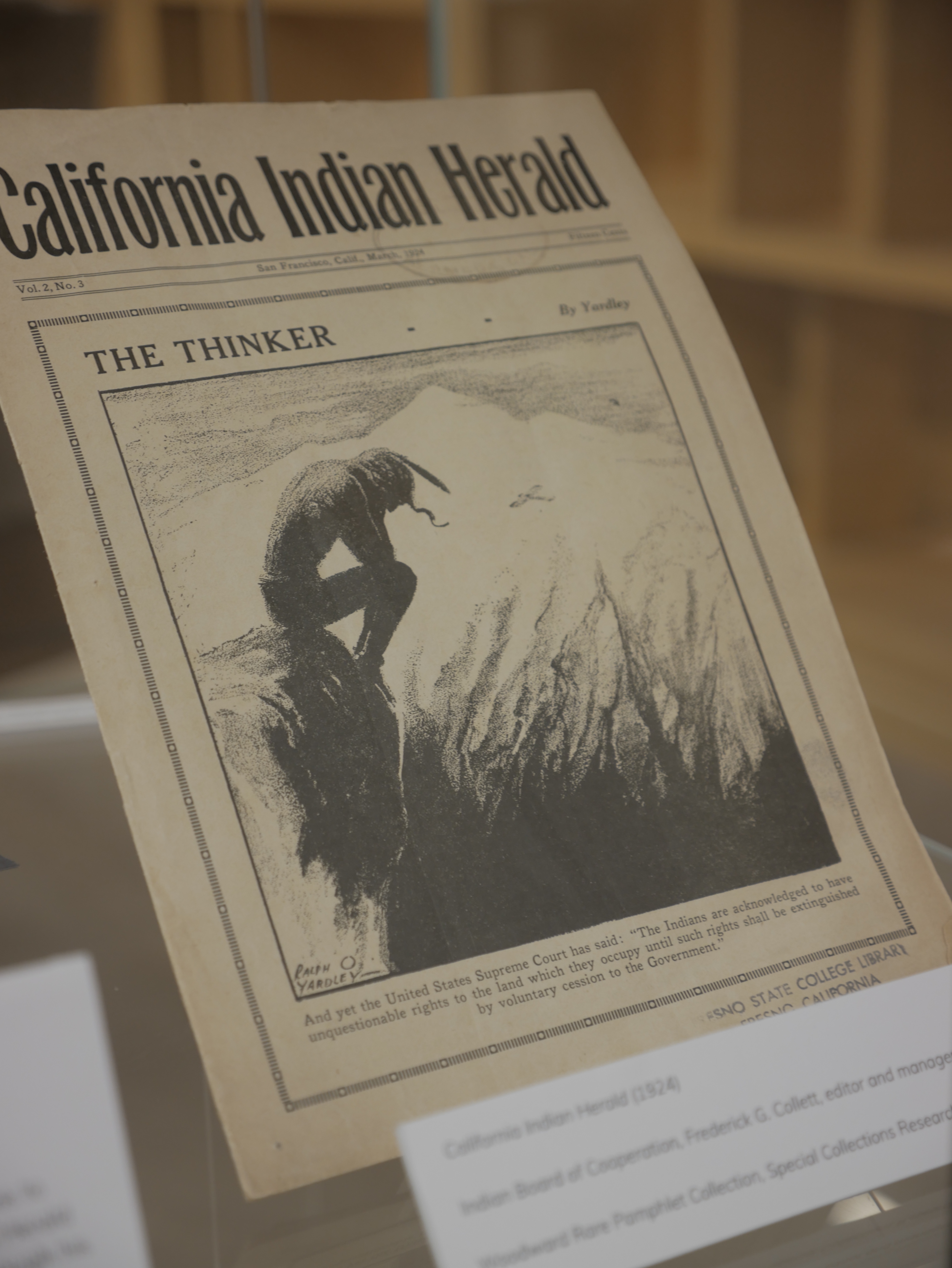 California Indian Herald cover from the 1930s