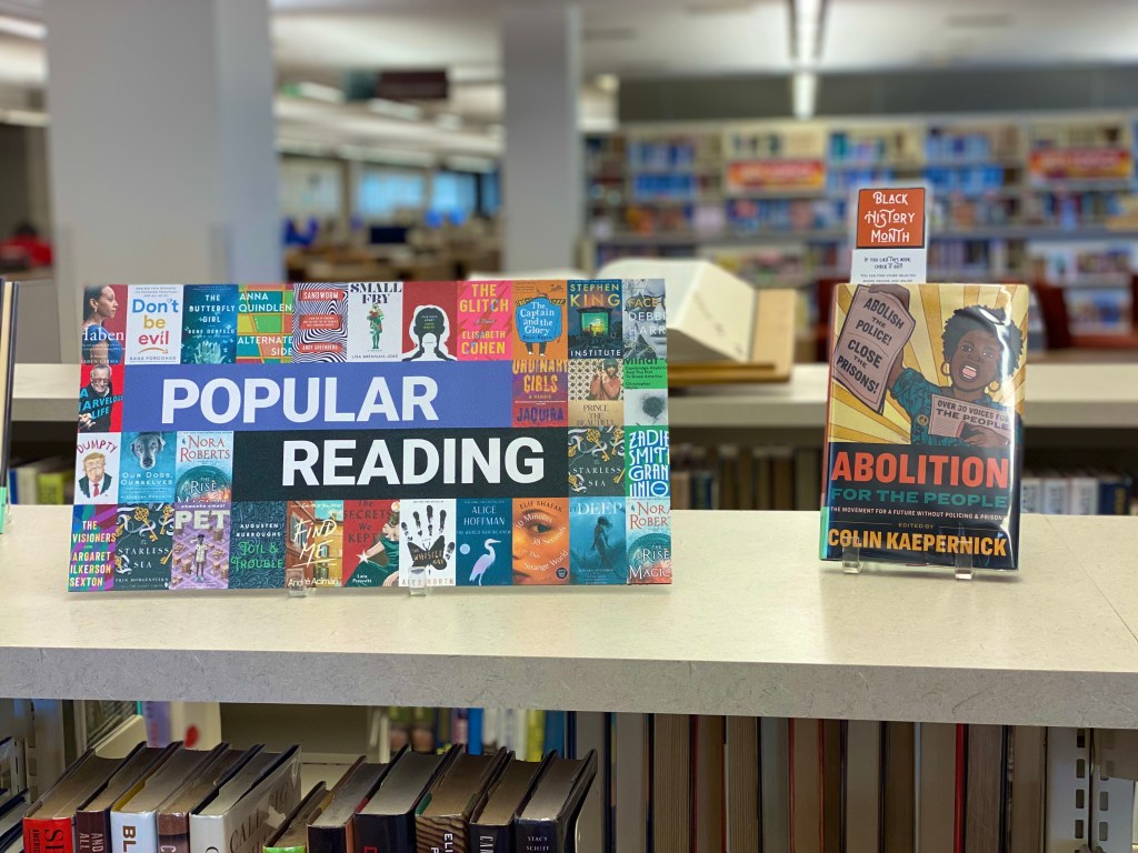 Popular Reading Collection Library Sign Madden Library’s Popular Reading Collection – Fresno State Library News