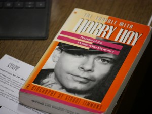 Copy of book The Trouble with Harry Hay