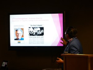 Dr. Peter Robertson
Discussing authors he has known and Fred Brengelman.